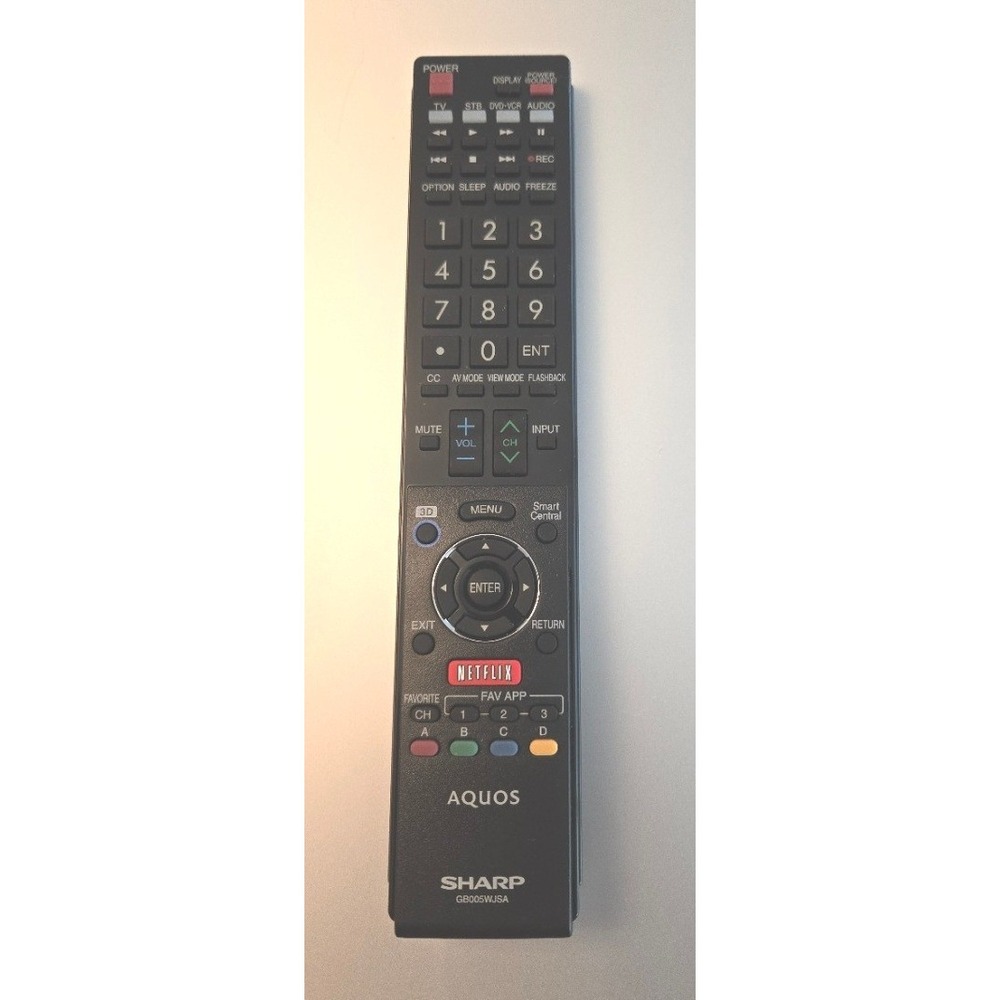 Sharp AQUOS GB005WJSA Smart TV Remote‎ Control